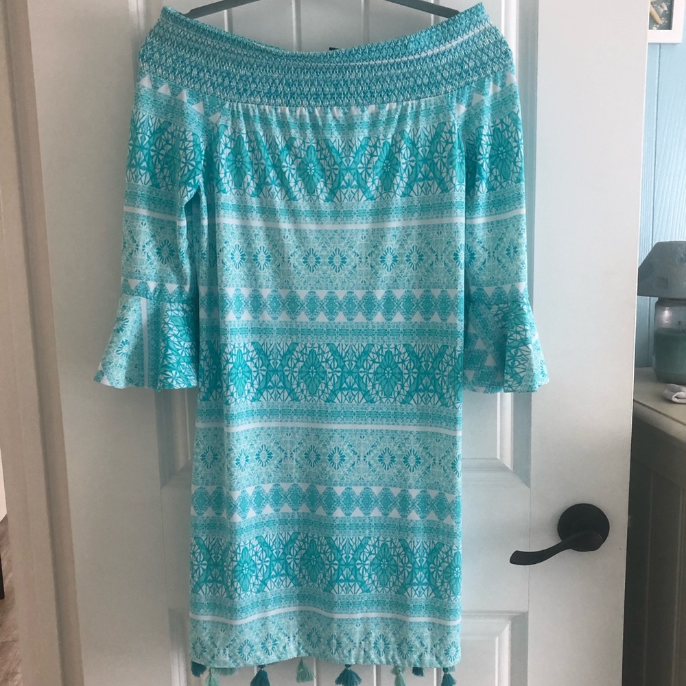 Cabana Life Off the Shoulder Dress, XS